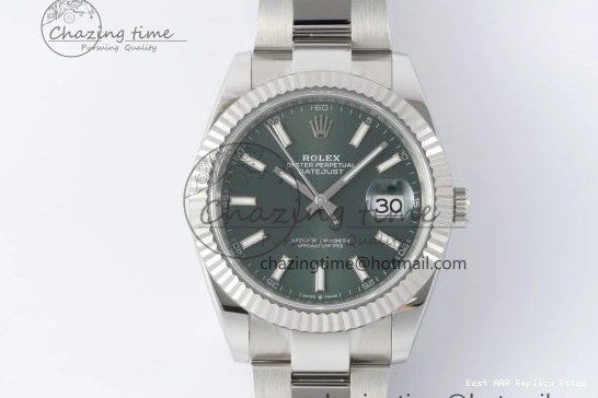 AAA Replica Watches Oyster 1:1 Packable 904L Bracelet 41 Stick 2154 DateJust NTF on Edition Steel Best 126334 VR Dial Green 1229